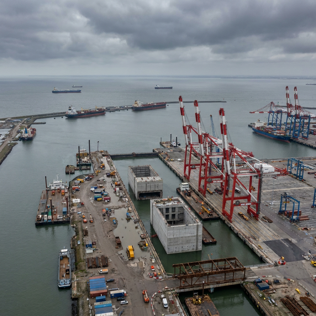 Maasvlakte III — Caisson Dry Dock